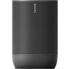 Sonos Move lo Smart Speaker da Outdoor, Alimentato a Batteria per l'Ascolto della Musica Dentro e Fuori Casa, Amazon Alexa e Google Assistant Integrati, Nero