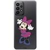LA CASA DE LAS CARCASAS Custodia per Samsung Galaxy A23 5G Ufficiale di Classico Disney Minnie Rosa Trasparente per Proteggere il tuo cellulare Cover per Samsung Galaxy in Silicone Flessibile con Licenza Ufficiale Disney