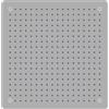 OGOMONDO Soffione doccia a soffitto installazione da incasso acciaio inox quadro