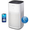 Clean Air Optima Purificatore d'aria intelligente con ionizzatore HEPA CA-507 Smart | bianco/grigio
