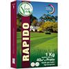 Verdevita Semi Prato Rapido - Semi Germinazione Veloce - Manto Verde Brillante Resistente al Caldo - Prato Veloce e Duraturo - 1 kg per 40m2