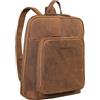 STILORD 'Dan' Zaino Diario Pelle Borsa Porta PC 13,3 pollici Zaino Scuola Zainetto Donna Uomo Backpack Daypack Vintage in Vero Cuoio, Colore:tan marrone - scuro
