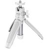 ULANZI MT-08 - Mini treppiede e bastone per selfie per fotocamera e smartphone, supporto estensibile da tavolo con vite da 1/4, colore: bianco
