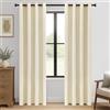 MRTREES Tenda Oscurante da Interno Camera da Letto, Tenda Beige Termica Isolante Freddo e Caldo con Anelli per Porta Interna Tende Salotto Soggiorno Moderne 2 Pezzi 140x210 CM