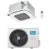 Midea CLIMATIZZATORE MIDEA CASSETTA A 4 VIE 60 X 60 MONOSPLIT 9000 BTU R32 A++/A+ MCA4U-09HRFNX(GA)