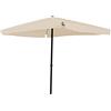 Linea Garden Friend Ombrellone 3x3 mt x 2,7 h mt Quadro Struttura in acciaio Con manovella Copertura in poliestere 160 gr/m² colore écru