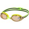 Speedo Vanquisher 3.0 Mirrored Occhialini per Unisex Adulto, Hyper Yellow/Grey/Ablaze Mirror, One Size