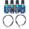 LiebeWH Modulo Preamplificatore DC 12V‑24V Preamplificatore a Doppio Canale Scheda Tono Amplificatore Digitale Modulo Preamplificatore Audio