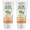 Equilibra Srl Equilibra® Aloe Crema Solare SPF 50+ Set da 2 2x75 ml solare