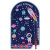 Legami- Mini Flipper, Gioco Portatile, 17,7x29 cm, Tema Space, PBG0004