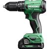 HIKOKI DV18DD Trapano Avvitatore 18V. con percussione Brushless, 2 batterie da 2Ah., completo di valigetta