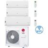 Lg Climatizzatore Condizionatore LG Libero Smart R32 Wifi Trial Split Dual Inverter 9000 + 9000 + 18000 BTU con U.E. MU5R30 NOVITÁ Classe A++/A+