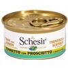 Schesir Gatto Lattina In Brodo Di Pesce Adulto Tonnetto & Prosciutto 70 Gr