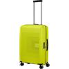 American Tourister Aerostep - Spinner M, Valigia Espandibile, 67 cm, 66.5/72.5 L, Verde (Light Lime)