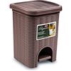 Stefanplast PATTUMIERA ELEGANCE 20X20X28 6LT TORTORA