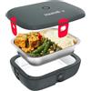 Faitron HeatsBox Style - Scaldavivande Elettrico Portatile senza BPA, Fiamma Termica in Acciaio Inox con Pressione Fumi, Porta Pranzo (925 ml), 90 W