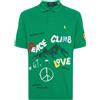 Polo Ralph Lauren Polo Uomo PEACE CLIMB LOVE Verde