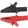 LiebeWH Clip a coccodrillo a coccodrillo con isolamento completo 2 pezzi Clip per alligatore a delfino grande con presa da 4 mm per cavi di prova per oscilloscopio