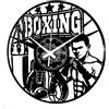 Instant Karma Clocks | Orologio da Parete Boxe | Design Sportivo Guantoni e Pugile | Decorazione per Palestre e Amanti della Boxe