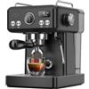 HiBREW H10A Macchina da caffè, pressione di estrazione 20 bar, temperatura e volume della tazza regolabili - Nero