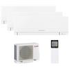 Mitsubishi Electric Trialsplit 9000+9000+12000Btu MXZ-3F54VF + MSZ-EF25VGKW + MSZ-EF25VGKW + MSZ-EF35VGKW Climatizzatore fisso