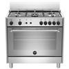 Bertazzoni La Germania AMN965GXV Cucina Gas 5 Fornelli con Forno da 90 cm Acciaio inossidabile