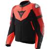 Dainese Giubbotto Moto in Pelle Dainese IPERATTIVA -TEX Rosso Fluo N