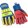 Ansell Ringers R259B Guanti di sicurezza da lavoro, Protezione meccanica, taglia 10 (XL), Blu (5 Paia)