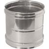 MANICOTTO FF ACCIAIO INOX 5/10 MONOPARETE AISI 304 SILVER Ø 100 MM