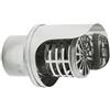 FUMAIOLO ORIZZONTALE A GRIGLIA INOX Ø 80 MM