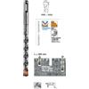 KRINO PUNTA X TRAPANI A MARTELLO SDS-PLUS 2 TAGLIENTI KRINO MM Ø 7 X MM 160 L