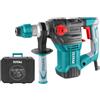 MARTELLO TASSELLATORE SCALPELLATORE VOLT 230 WATT 1500 5,5J C SDS PLUS + VALIGIA TOTAL