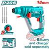 MARTELLO TASSELLATORE BATTERIA 1,5J ONE BATTERY TOTAL