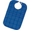 Homecraft Everyday Bib, Waterproof Adult Bib, Clothing Protector from Spills and Stains, Mealtime Bib Protector, Dinning Aid Apron, Washable, Medium, Blue, (Eligible for VAT relief in the UK)