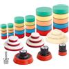 SPTA Tamponi per lucidatura,Tampone di lucidatura, Kit lucidatura con Adattatore per Trapano M14, Set di 43 Pezzi lucidatura Pad Spugna, lucidatura Lana tampone per Lucidatrice per Auto -POSWMIX36