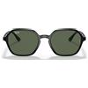 Ray-Ban Occhiali da Sole RB4361 601/71 Nero/Verde G-15 Unisex