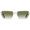 Dsquared2 Occhiali da Sole D2 0102/S 0109K Argento/Verde Unisex