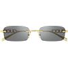 Gucci Occhiali da Sole GG1808S 003 Oro/Grigio Uomo