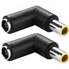 ioannis 2 x DC 7909 A DC 7909 Femmina Connettore Adattatore di Alimentazione per Computer Portatile Notebook Gomito ad Angolo Dritto 90 Gradi