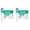 ELMEX Mini Dentifricio Viaggi Elmex, Mini Spazzolino da denti Sensibili, Kit Viaggio - Protezione e Rafforzamento dello Smalto - Formato da Viaggio Compatto 12ml (Confezione da 2)
