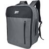 CabinFly Pacemaker 40x30x20 Bagaglio a Mano Wizzair Zaino Cabina Bagaglio Transavia Vueling Eurowings 40x30x20cm (Grigio)