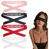 WMUVAZA Mascherine per occhi, 4 Pezzi, Occhi per Dormire, Maschera Maschera Degli Occhi per Occhi per Coppie Dormire, morbide, per adulti, per dormire, per San Valentino, comode, per donne e coppie, Pizzo