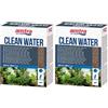Amtra Cleanwater - Resina Assorbente per inquinanti organici (NH3 NO2 NO3 PO4) in acquari d'Acqua Dolce e Marina, Formato 1000 ml (Confezione da 2)