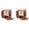 DIBO Pennino per orecchie di maiale, sacchetto da 500 g, piccolo snack o dolcetti per alimenti per cani, articoli da masticare di qualità senza prodotti chimici (Confezione da 2)