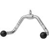ScSPORTS® Barra LAT Machine - Larghezza 30 cm, Carico 200kg, Rotante, in Acciaio con estremità in Gomma - Sbarra, Asta, Attacco Cavo, Maniglia di Trazione, Tricipiti, Bicipiti, Fitness, Allenamento