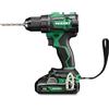 HIKOKI DV18DE Trapano avvitatore con percussione,Brushless , 18V. 4 Ah, Completo di valigetta
