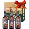 Bionoble Skincare Kit 3x100ml - Acqua di Rose, Gel Aloe Vera Puro & Olio di Jojoba Bio - Cura del Viso, del Corpo e dei Capelli - Regalo Donna Compleanno