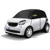 RASHION Mezza Copertura per Auto Compatibile con Smart Fortwo 2006-2025, Impermeabile Telo Copriauto per Auto Telone Contro Sole Neve Nero