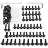 C-FUNN GOZAR Bulloni Carenaggio per Motociclette Kit Fissaggio Viti per Yamaha YZF R6 1999 2000 2001 2002 - Nero