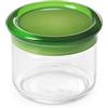 Omada Design Barattolo Cucina in Plastica da 0,5 lt, Contenitore Freschezza Alimenti, Made in Italy, Lavabile in Lavastoviglie, Linea Trendy, Verde